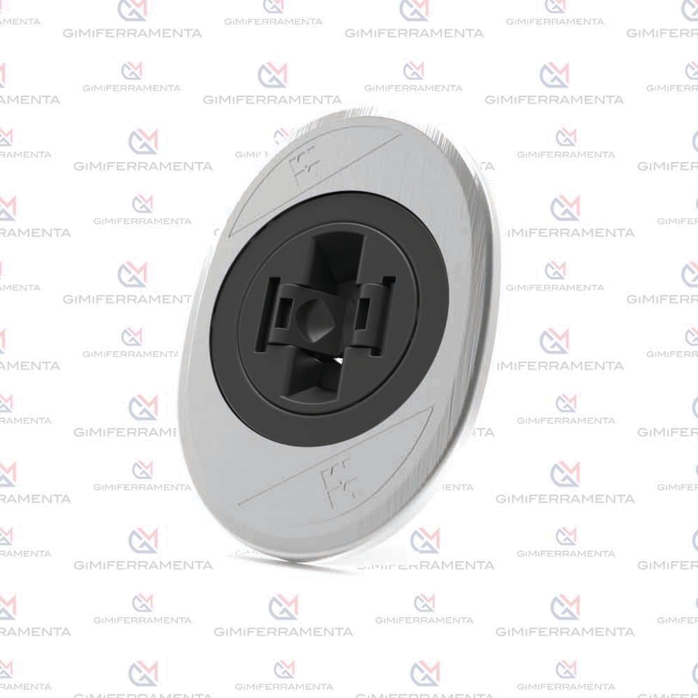 18 Mostrina Interna Mottura 95503B0CSO 3DKEY Ovale Cono Basso Con Chiuditoppa Cromo Satinata - immagine 1