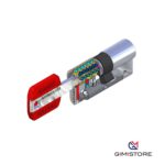 CILINDRO DI ALTISSIMA SICUREZZA AIGARD PREFER &ldquo;CHIAVE CHIAVE&rdquo; FRIZ. 30-60  5 CHIAVI+ CHIAVE CANTIERE + CHIAVE RICIFRABILE - immagine 2