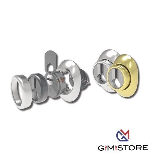 DEFENDER MAGNETICO MOTTURA CROMO SAT PER PORTA BLINDATA DF471P  5 CHIAVI CILINDRO EUROPEO CROMO SAT
