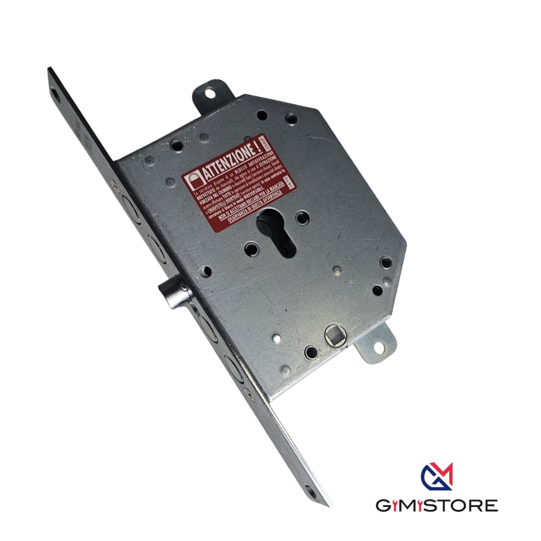 MOTTURA SERRATURA  INFILARE CON SCIVOLO 89C851/T  PORTA BLINDATA TIPO CR TRIPLICE CIL. EUROPEO SINISTRA