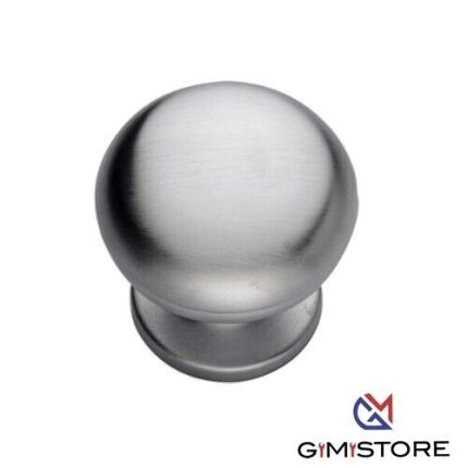 Pomolo Per Porte Cipolla C/Piastrina Cromo Satinato