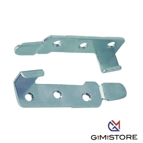 Serie-Ferratura-Letto-Brev-95-Mm-Zincato-4-Pz-395018552933 Serie Ferratura Letto Brev. 95 Mm Zincato 4 Pz - immagine 1