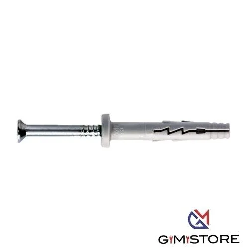 Tassello-Nylon-Turbo-Jet-TJ6-40V-6-x-40-vite-38-x-45-Geb-100-PZ-394767954419 Tassello Nylon 'Turbo Jet' TJ6-40V 6 x 40 - vite 3,8 x 45 Geb 100 PZ - immagine 1